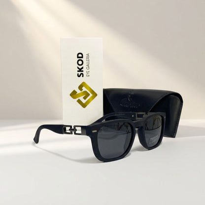 Emporio Armani P7104 Matte Black Sunglasses -Polarized
